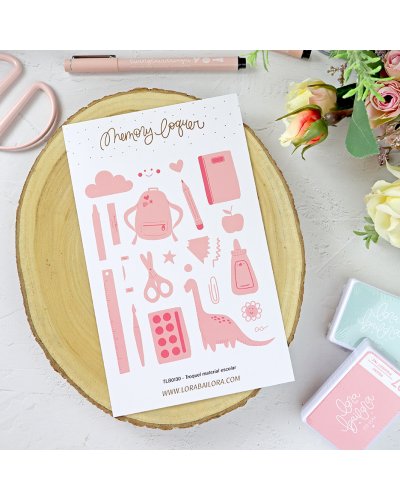 Lora Bailora - Dies Fournitures scolaires - Baby M va al cole