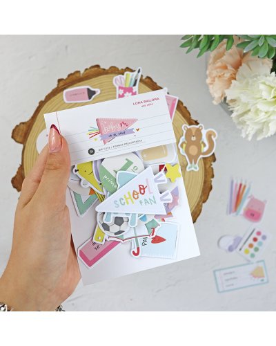 Lora Bailora - Die-cuts - Baby M va al Cole