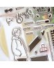 Lora Bailora - Tampon clear Back to - My journal de Mrs Maple