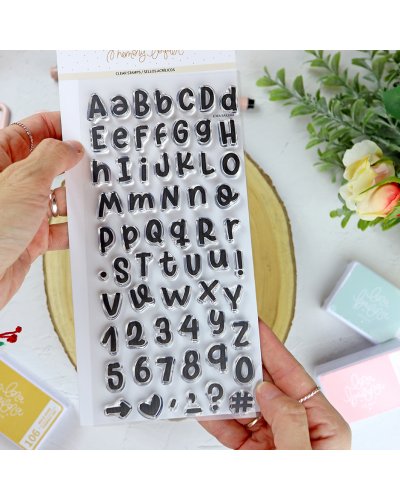 Lora Bailora - Tampon clear Alphabet - Baby M