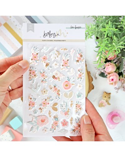 Autocollants puffy - Fleurs - Baby M | Lora Bailora