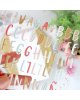 Lora Bailora - Autocollants alphabet puffy Rose - Baby M