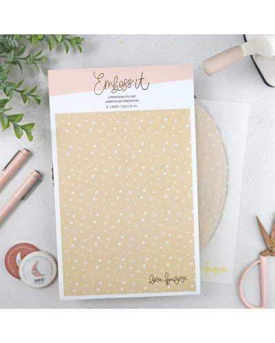 Lora Bailora - Classeur de gaufrage - Étoiles - Emboss it 