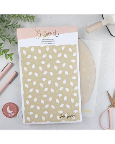 Lora Bailora - Classeur de gaufrage - Fraises - Emboss it