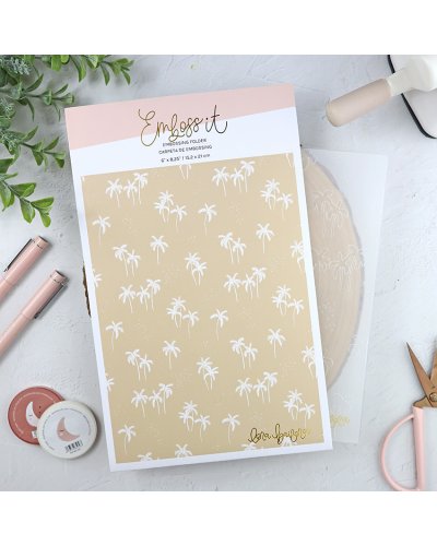 Lora Bailora - Classeur de gaufrage - Palm Beach - Emboss it