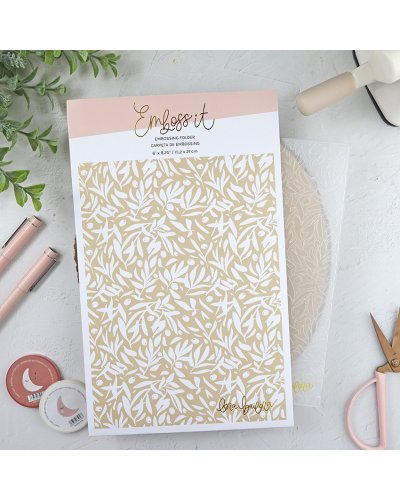 Lora Bailora - Classeur de gaufrage - Olivier - Emboss it 