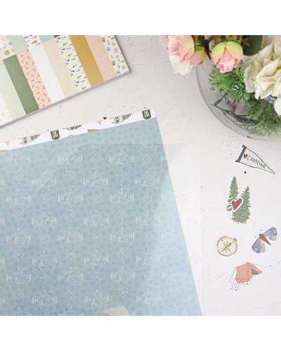 Lora Bailora - Feuille d'acétate - Happy camper - Perseidas