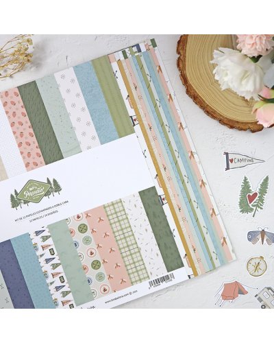 Lora Bailora - Kit papiers 30x30cm - Perseidas