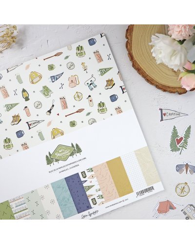 Lora Bailora - Bloc papiers 30x30cm - Perseidas