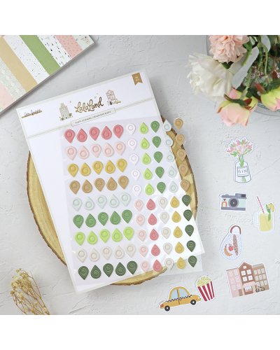 Autocollants puffy - Geotag - Lala Land | Lora Bailora