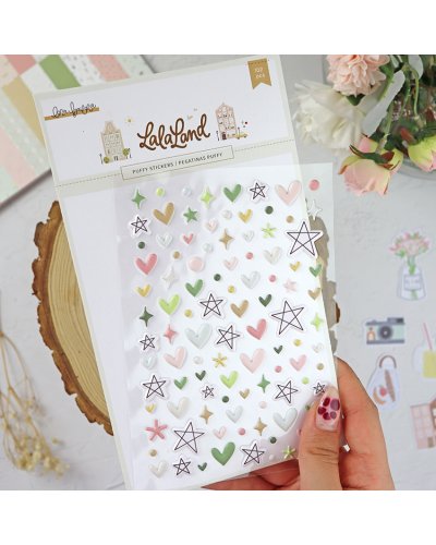 Autocollants puffy - Formes - Lala Land | Lora Bailora