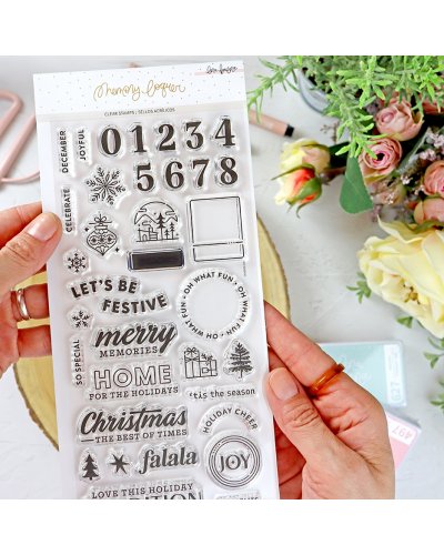 Tampon clear - December Vibes de Steffi Ried| Lora Bailora