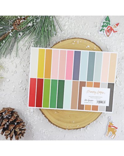 Lora Bailora - Bloc papiers 15x20cm unis - Memory Lane