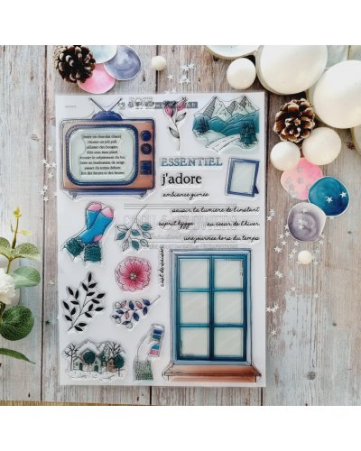 Tampon clear A4 - L'esprit hygge - Altitude | Chou & Flowers