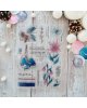 Chou & Flowers - Tampon clear A5 - Fleurs d'hiver - Altitude