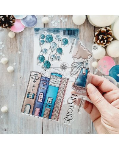 Tampon clear A6 - Histoire d'hiver - Altitude | Chou & Flowers