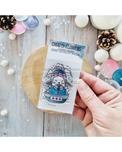 Tampon clear A8 - Doudou Luge - Altitude | Chou & Flowers