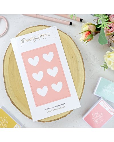 Die - Coeurs 4x6" - Memory Loquer | Lora Bailora