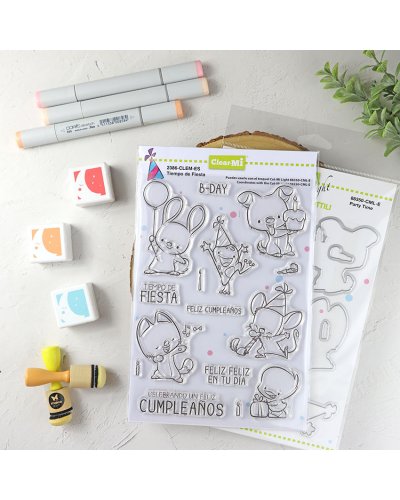 Clear-Mi - Tampons & Dies A5 - Tiempo de fiesta 