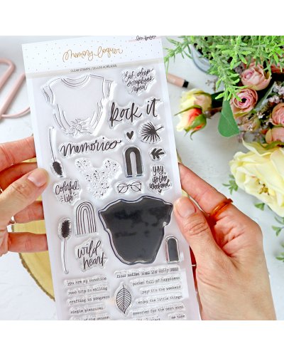 Tampon clear - Hello de Steffi Ried| Lora Bailora