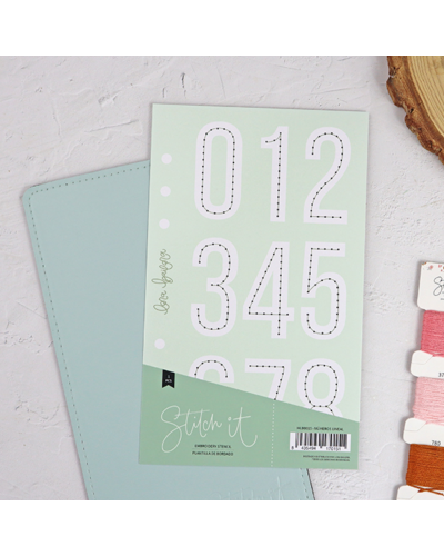 Stitch it - pochoir broderie chiffres