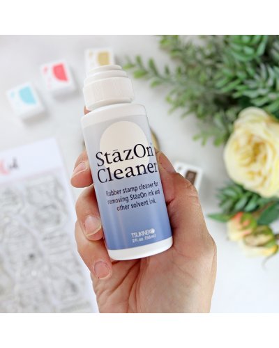 Nettoyant pour tampon - StāzOn Stamp Cleaner solvent | Tsukineko