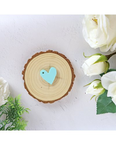 RitaRita - Coeur acrylique turquoise