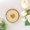 Coeur acrylique doré | RitaRita