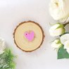 Coeur acrylique rose bonbon | RitaRita