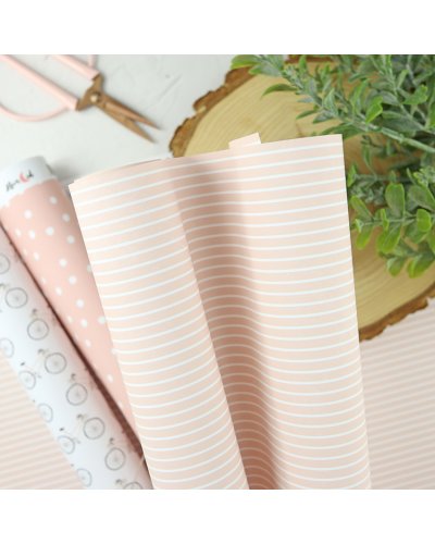 Papier laminé 43x72 - Rayures | Alúa Cid