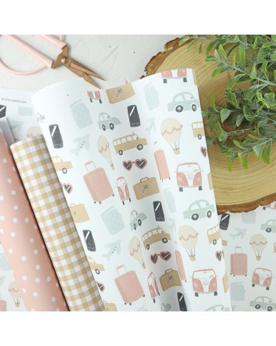 Alúa Cid - Papier laminé 43x72cm - Sur la route