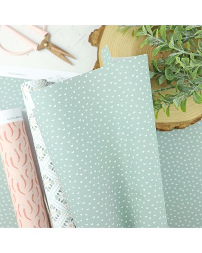 Papier laminé 43x72 - Avec amour | Alúa Cid