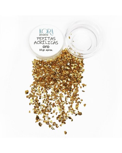 Kora Projects - Pépites acrylique pour shaker - Doré
