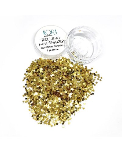 Kora Projects - Formes pour shaker - Étoiles dorées