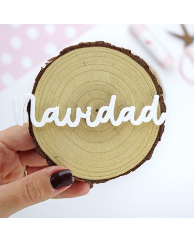 Mot acrylique - Navidad | Alúa Cid