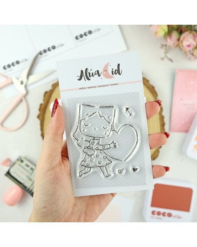 Alúa Cid - Tampon clear - Février - Collectionnable 2026