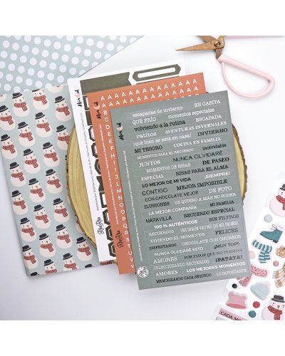 Rita's Diary - Set 3 planches autocollants - Hiver '25