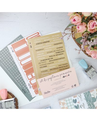 Set 3 planches autocollants - Printemps '25 - Rita's Diary | RitaRita