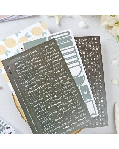 Rita's Diary - Set 3 planches autocollants - Été '25