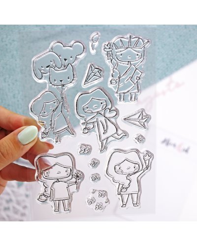 Alúa Cid - Tampon clear A6 - Automne - Libertad