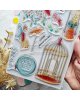 Chou & Flowers - Tampon clear A5 - La cage - Mon p'tit jardin