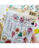 Chou & Flowers - Tampon clear A5 - Romance - Mon p'tit jardin