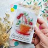 Tampon clear A7 - Tasse fleurie - Mon p'tit jardin | Chou & Flowers