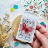 Tampon clear A8 - Papillons - Mon p'tit jardin | Chou & Flowers