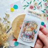Tampon clear A8 - Doudou à Paris - Mon p'tit jardin | Chou & Flowers
