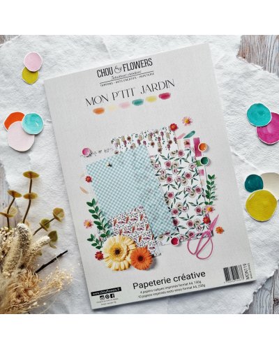 Kit papiers A4 - Mon p'tit jardin | Chou & Flowers