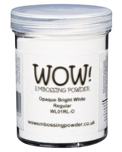 WOW! Poudre à embosser - Opaque Bright White Regular - Large Jar 