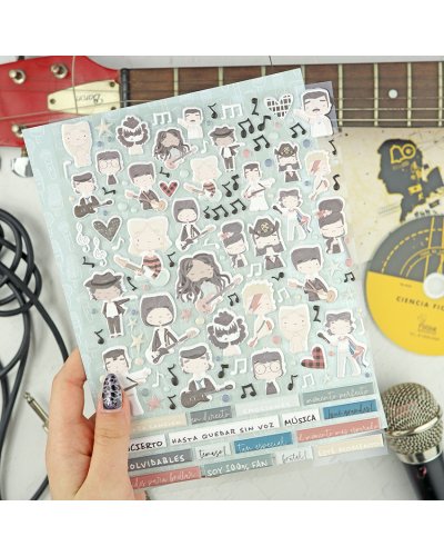 Alúa Cid - Autocollants puffy - En Directo