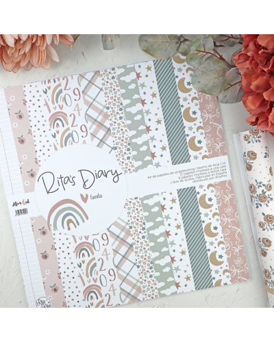 Kit Papiers 30x30 *2 - Solo nosotros - Rita's Diary | Alúa Cid