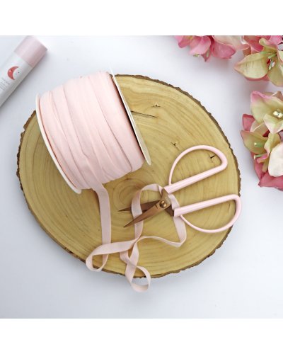 Ruban élastique velvet au mètre - Rose bébé | RitaRita